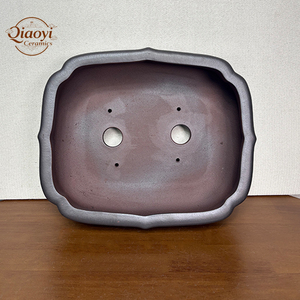 Pots à fleurs <span class=keywords><strong>en</strong></span> argile violette de Yixing, <span class=keywords><strong>pot</strong></span> à bonsaï, rectangle irrégulier, écologique, capacité 1L, décoration intérieure et extérieure pour la maison et le jardin - Product Image 5