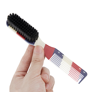 Peine de peluquería de doble propósito de buena calidad, cepillo de limpieza <span class=keywords><strong>para</strong></span> cortar el pelo y la barba <span class=keywords><strong>para</strong></span> hombres - Product Image 1
