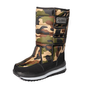 Bottes <span class=keywords><strong>de</strong></span> neige imperméables avec impression, chaussures unisexes d'extérieur chaudes pour l'hiver et la <span class=keywords><strong>pluie</strong></span>, vente en gros - Product Image 1
