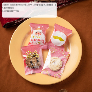 2024 mới giáng sinh kẹo túi nhôm lá kẹo Cookie Gummy protein thanh <span class=keywords><strong>wrapper</strong></span> trở lại con dấu bao bì túi - Product Image 4