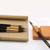 Pinceau de traçage pour aquarelle Artsecret, manche en bois, nylon, double couche, pointe fine, pour illustration dessinée à la main, travail de lignes, signalétique