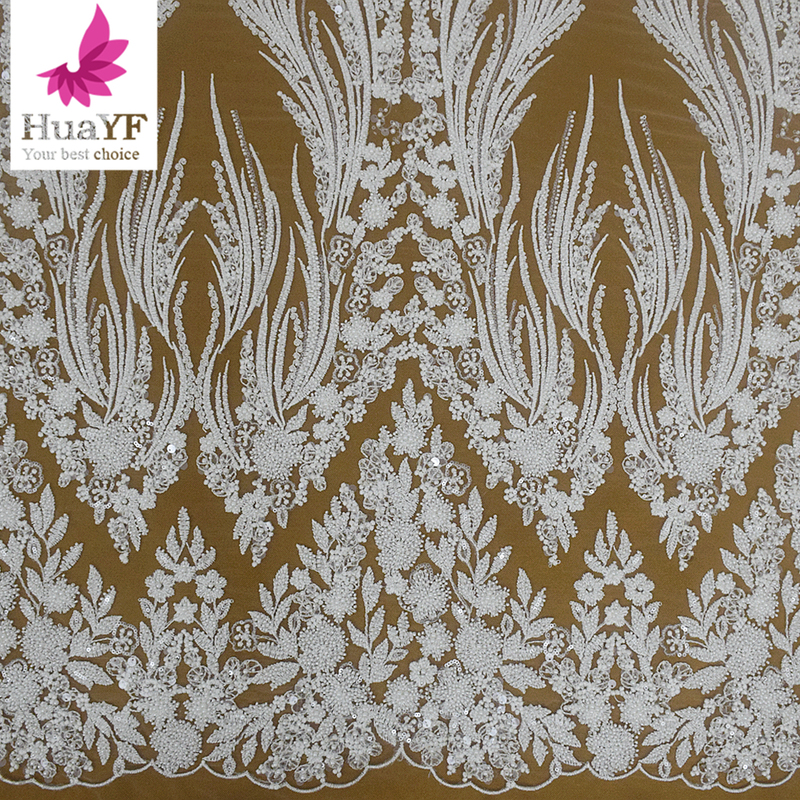 HY2677 Nigerian Mesh Lace Fabric High