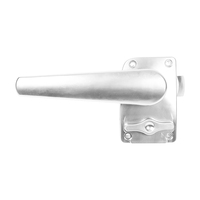 Serrure de porte de toilette TYTXRV 19 mm avec boucle de verrouillage argentée, durable, pour camping-car, remorque, bateau, caravane