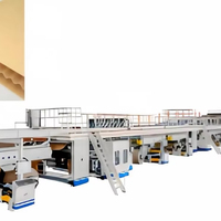 Ligne de production automatique de carton ondulé 3, 5 et 7 plis, machine à fabriquer des boîtes en carton