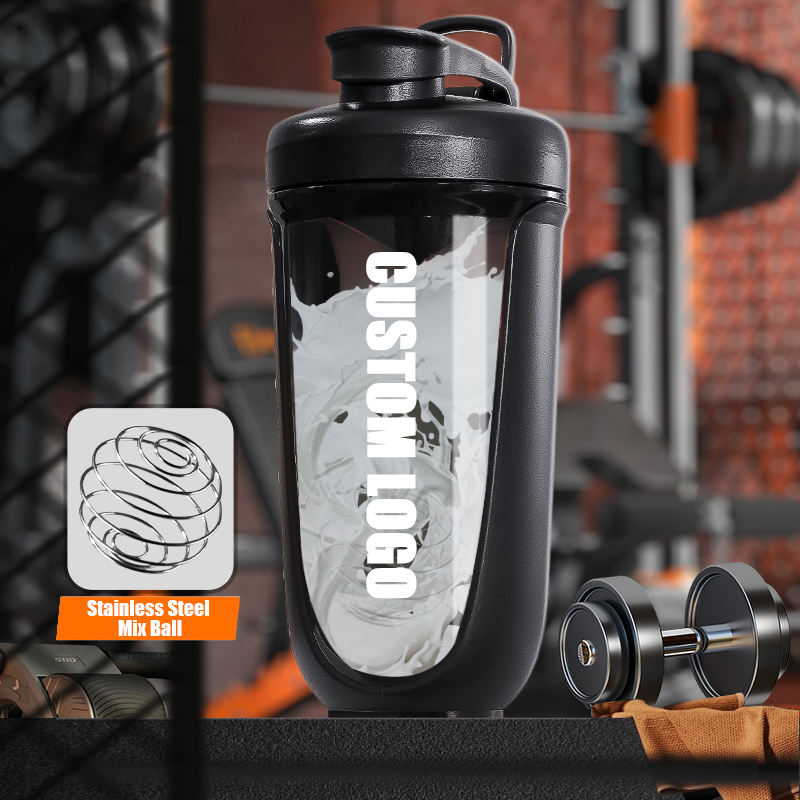 ขวดปั่น PP ขนาด600มล.-สีดำ