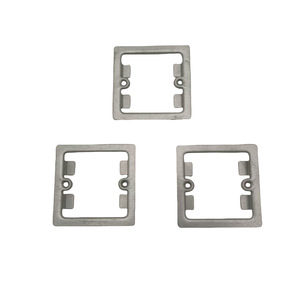 ขายึดเหล็กโลหะ 83x83 มม. หนา 5 มม. ชิ้นส่วนจ่ายไฟอิเล็กทรอนิกส์แบบชุบ RZ01 - Product Image 2