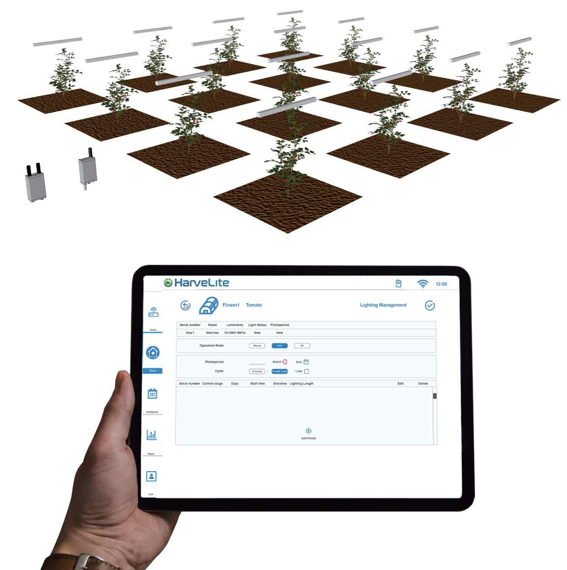 Agriculture horticulture remote control lighting system smart dimmer master controller for led grow lights