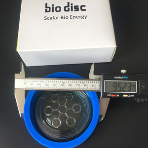 <span class=keywords><strong>Alpha</strong></span> <span class=keywords><strong>Spin</strong></span> Bio Disc 2500ions Caoutchouc Protecteur Verre Transparent Ions Négatifs Énergie Manuel Ménage OEM Logo Acceptable 2 Clair - Product Image 2