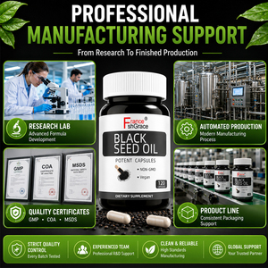 Fabricante de Marca Privada, Suplemento de Aceite de Semillas Negras para el Crecimiento del Cabello para Hombres y Mujeres, Cápsulas de Aceite de Semillas Negras para el Cuidado de la Salud - Product Image 4