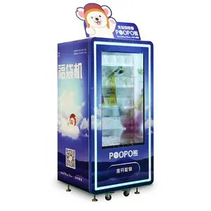 49 дюймовый большой прозрачный торговый автомат с сенсорным экраном, умный торговый автомат