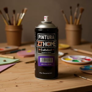 ZTHOME Pintura Spray Paint 400ML Violeta Craft Supplies - Product Image 2