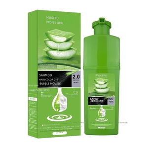 MOKERU Shampooing Colorant Permanent Sans Ammoniaque <span class=keywords><strong>Mousse</strong></span> Naturelle pour Cheveux Couvre Rapidement les Cheveux Gris pour HOMMES - Product Image 5
