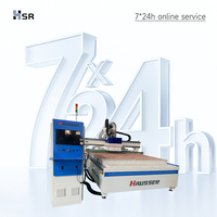 Fresadora CNC Hausser para Trabajos en Madera con Cambio Automático de Herramienta (ATC) 1325/1330/2128, Máquina de Tallado de Madera con Control DSP para Corte de Gabinetes