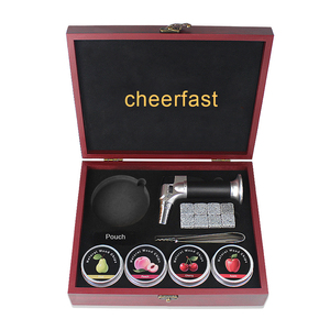 Kit de Ahumador de Cócteles Cheerfast al por Mayor con Antorcha, Piedras de Whisky, Set de Regalo, <span class=keywords><strong>Caja</strong></span> de Madera Personalizada, Infusor de Bebidas para Bourbon - Product Image 2