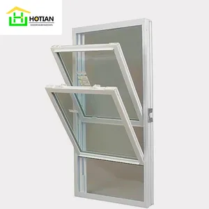 Chất lượng cao uPVC hồ sơ cao cấp Vinyl Windows đôi treo và nghiêng Windows