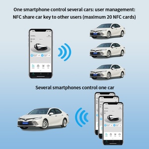 EASYGUARD Rechargeable Solar Energy Digital Smartphone Key With NFC <b>Lock</b> Unlock Fit for Cars With Factory Push Start Button - Product Image 6