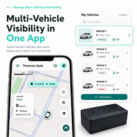 Traceur GPS LBS magnétique Trevaron Auto 10000mAh pour flotte de voitures de location, longue autonomie, abonnement à l'application requis