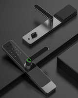 Serrure intelligente Deftun TTlock LDA1 avec reconnaissance faciale 3D, empreinte digitale biométrique, poignée de sécurité intérieure, Cloud/Wi-Fi