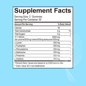 Aa gummies 9000 אמינו חיוני 2:<span class=keywords><strong>1</strong></span>:<span class=keywords><strong>1</strong></span> bca שריר תומך ויטמינים בצורת סוכריות עבור מבוגרים לא לנשים בהריון - Product Image 3