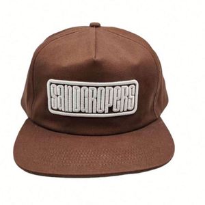 หมวกแก๊ปผ้าฝ้าย 5 ชิ้น แบบ Snapback ปักโลโก้ ทรงไม่แข็ง ปีกแบน - Product Image 4