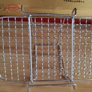 Longteng Barbecue Mesh <b>BBQ</b> Net 304 Stainless Steel Barbecue Basket Grille Mesh Corrosion Resistant Non-Stick <b>Charcoal</b> - Product Image 6