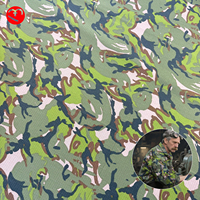 Tissu camouflage TC TR CVC Ripstop 80-400 g/m² imperméable, ignifuge, avec revêtement IRR pour uniforme