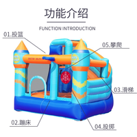 Jeu de château gonflable Offre Spéciale pour enfants maison gonflable fête saut rebondissant et toboggan Combo extérieur