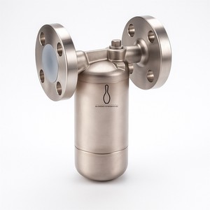 Piège à seau inversé horizontal IB701F CF8 CF8M en acier ANSI300 PN25 à raccordement à bride pour gaz haute température - Product Image 2