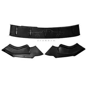 Hao sheng Excellent Fitment ABS Kunststoff Kohle faser 3PCS Front Splitter Stoßstangen lippe Für VW Volkswagen Golf 7.5 GTI MK 7.5 GTI