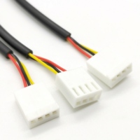 Kustom Molex 5501 KK 254 2510 Crimp 2/3/4Pin Terminal menghubungkan kawat Harness 1M untuk LED