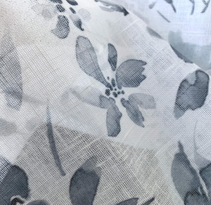 <span class=keywords><strong>Tende</strong></span> da cucina blu <span class=keywords><strong>grigio</strong></span> polveroso con fiori lunghi 45 pollici piccole <span class=keywords><strong>tende</strong></span> rustiche per finestre in <span class=keywords><strong>lino</strong></span> di fattoria - Product Image 6