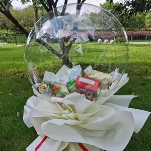 10 18 24 36inch Transparent PVC Eco-Friendly Helium <b>Balloons</b> for Teenagers Party Decoration Favor Toy - Product Image 2