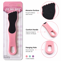 Râpe professionnelle double face en forme de pied pour éliminer les callosités, lime à pédicure, éliminateur de peaux mortes pour salon, SPA et soins à domicile