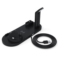 Chargeur sans fil multifonctionnel 15W 5 en 1 utilisé pour charger le téléphone, la montre, l'air pod, a personnalisé votre logo