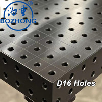 Table de soudage flexible 3D en acier, plateforme de soudage modulaire pour système de fixation de gabarits de soudage