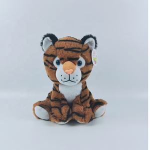 Animali di peluche classici farciti animali della foresta giocattoli di peluche di tigre - Product Image 1