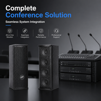Haut-parleur compact pleine gamme NEARSTAR RF3.4 80W AES pour une voix claire, de la musique et un son professionnel pour les lieux de spectacle