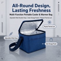 Sac isotherme Oxford pour le déjeuner, sac de pique-nique thermique avec doublure en aluminium pour le camping