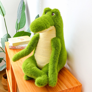 新款到货毛绒幽灵灰狼狐狸毛绒玩具可爱卡通动物毛绒形象富有表现力的眼睛软狐狸玩具娃娃 - Product Image 2