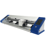 Plotter de Corte Profesional E-cut TT720 con Pantalla Táctil, Doble Cabezal, Motor Paso a Paso Automático y Contorno, Longitud de Corte de 720mm a 3000mm