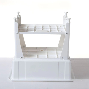 <span class=keywords><strong>Bac</strong></span> de lavage robuste en plastique PP avec planche à laver intégrée, évier utilitaire sur pied et étagère de rangement pour salle de bain, balcon, garage, buanderie - Product Image 2
