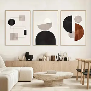 Pintura a óleo de vida ainda Imagem de parede abstrata 3 peças conjunto de pinturas e artes de parede