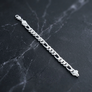 <b>Mens</b> Antique Silver Fine Charm Bracelet Vintage Designer Fashion Jewelry Stylish Adjustable Bracelet for Daily Wear Party - Product Image 2