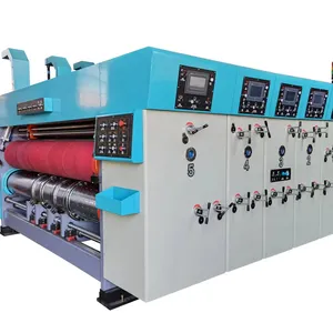 High quality Automatic pizza box corrugated paperboard printer slotting die cutting making machine