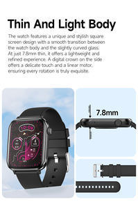 Montre <span class=keywords><strong>connectée</strong></span> ZongX V82 avec batterie de 7 jours pour hommes et femmes, 100 modes sportifs, écran tactile HD de 1,85 pouces pour Android et iOS - Product Image 2