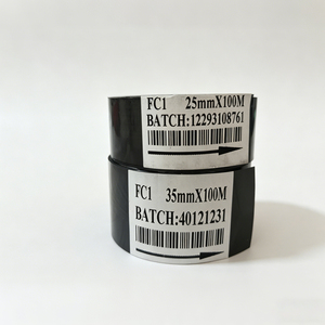 ริบบิ้นฟอยล์เรซิ่นสีดำ LC1 LC1* ขนาด 25 มม. 30 มม. 35 มม. ยาว 100 ม. สำหรับพิมพ์ร้อนบนบรรจุภัณฑ์พลาสติกสำหรับอาหาร - Product Image 5