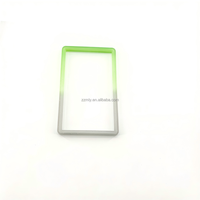 Protège-cartes de crédit RFID en TPU scintillant 4 couleurs mélangées 35pt, protecteurs de cartes à collectionner standard sans support rigide, souples