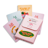 Cartes d'affirmations positives personnalisées pour le sommeil et le bien-être, avec support – Utilisation familiale, écologiques et durables, impression personnalisée