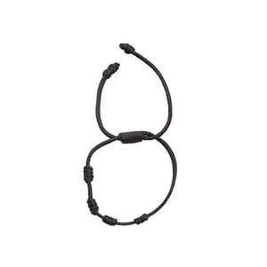 Angelina Black Seven Star Fold <b>Bracelet</b> <b>Adjustable</b> Cord <b>Bracelet</b> For Women Fashion Jewelry Casual Sporty Gift - Product Image 1