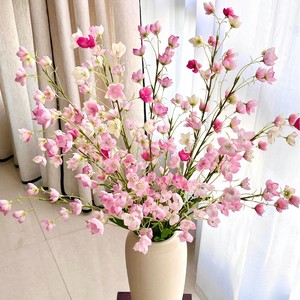Arreglo de Flores Artificiales de Lirio de los Valles, Flores de Seda para Decoración del Hogar y Bodas, Rosa, Blanco, Rosa Claro, Morado - Product Image 3